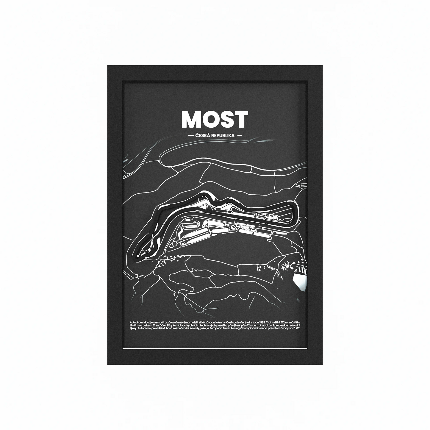 3D Obraz Okruhu - MOST s vlastním textem