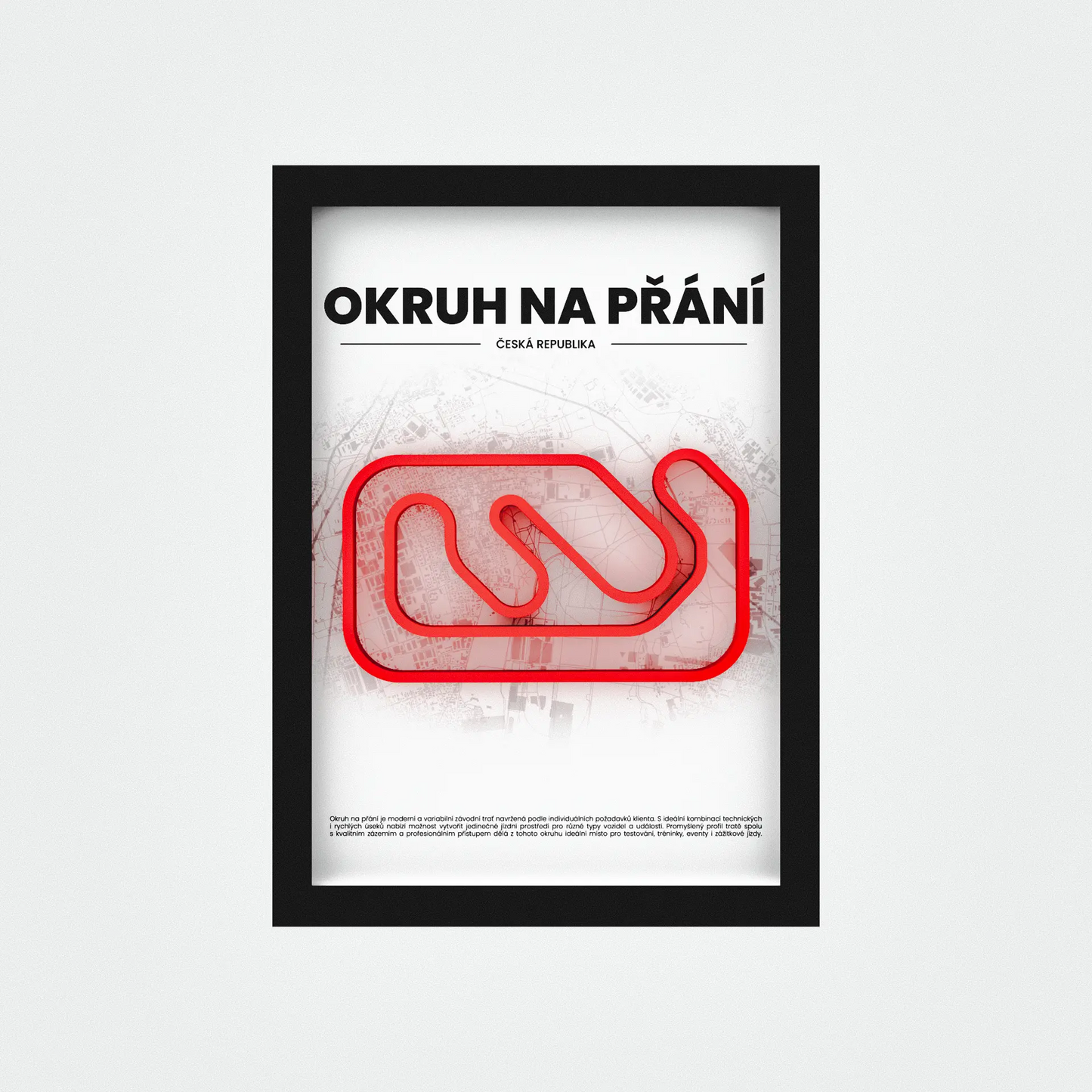 3D Obraz Okruhu – Okruh na přání s vlastním textem