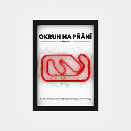 3D Obraz Okruhu – Okruh na přání s vlastním textem