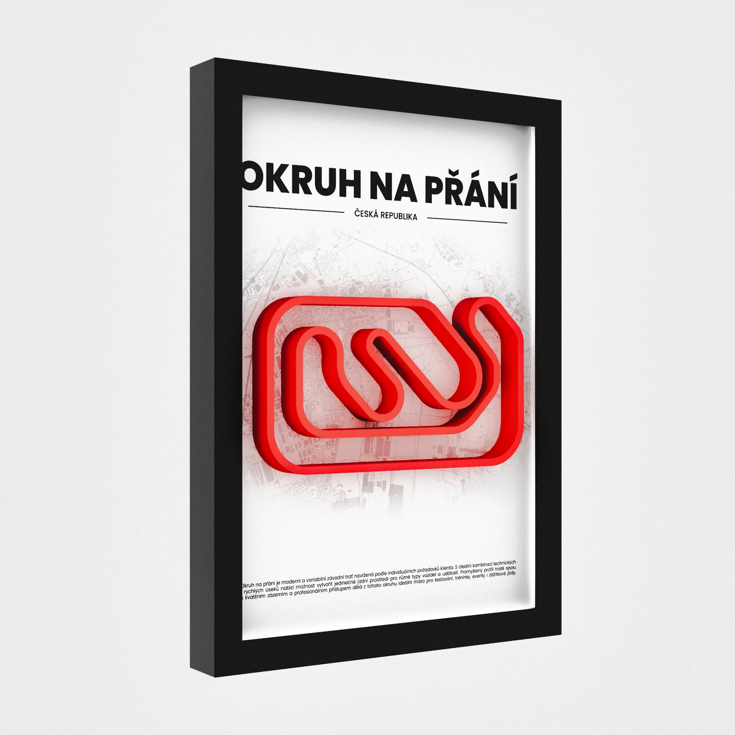 3D Obraz Okruhu – Okruh na přání s vlastním textem